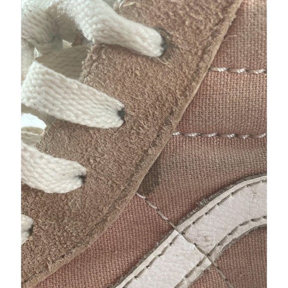 Vans Mauve Pink Suede Old Skool High Top Sneakers - Picture 9 of 10